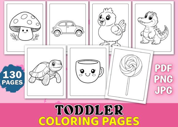 130 Toddler Coloring Book Pages
