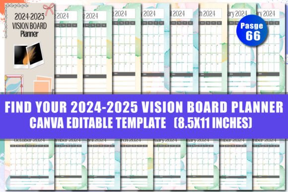 2024-2025 Vision Board Planner: A Comprehensive Guide to Organizing Your Goals