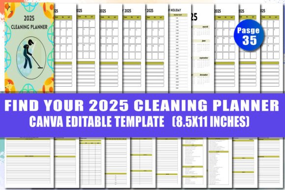 2025 Cleaning Planner: A Comprehensive Guide to Organizing Your Home