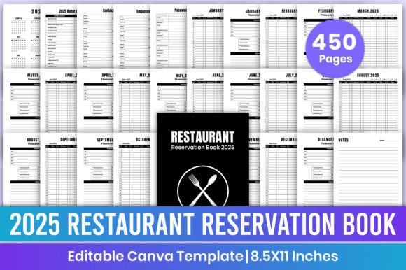 2025 Restaurant Reservation Book 365 Day: A Comprehensive Guide for Efficient Management