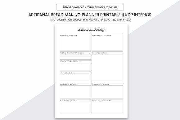 Artisanal Bread Making Kdp Planner: A Comprehensive Guide for Bakers and Entrepreneurs