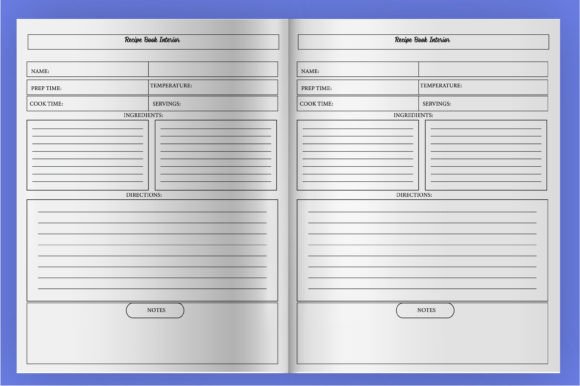 Blank Recipe Book Template Kdp: A Practical Tool for Aspiring Chefs and Content Creators