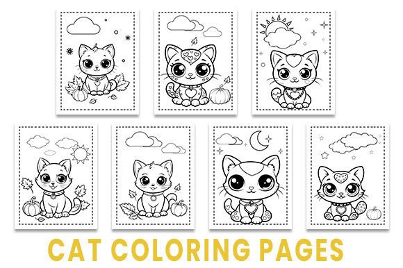 Cat Coloring Pages for Creative Expression