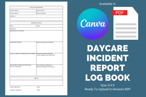 Daycare Incident Report - KDP Template: A Practical Tool for Every Caregiver