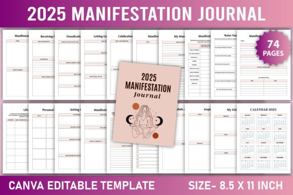 Editable 2025 Manifestation Journal: A Strategic Tool for Goal Achievement and Personal Growth
