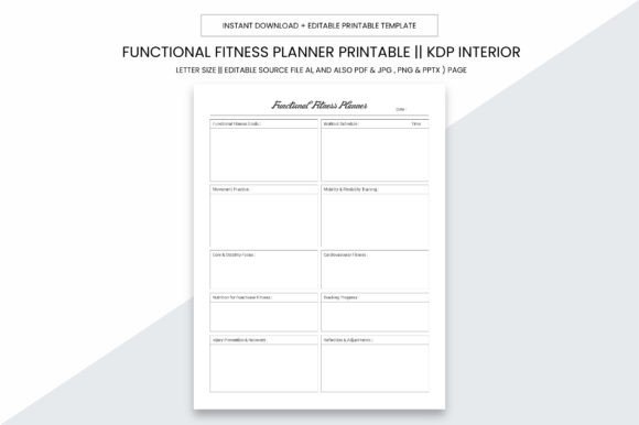 Functional Fitness Planner Kdp Interior: A Comprehensive Overview