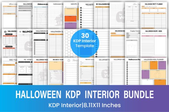Halloween Activity Template Bundle Kdp