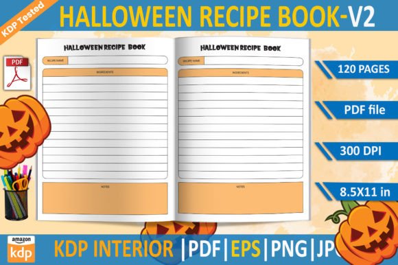 Halloween Recipe Book KDP Interior