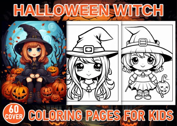 Halloween Witch Coloring Pages: A Spooky and Educational Activity for Kids