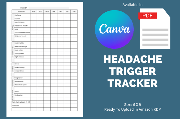 Headache Trigger Tracker: A Game-Changer for Your KDP Business
