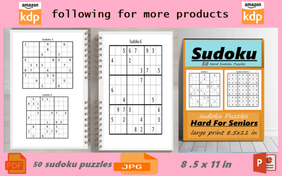 Large Print Sudoku 50 Hard Puzzles
