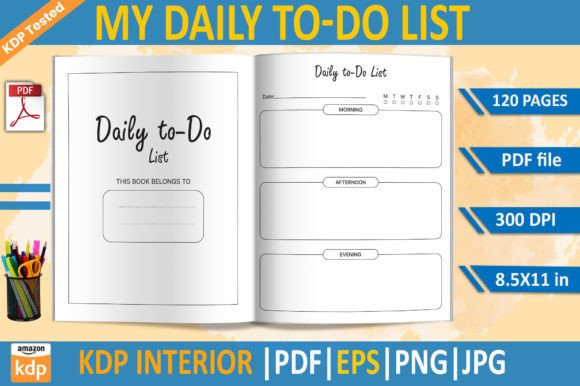 My Daily to-Do List KDP Interior: A Practical Tool for Organized Productivity