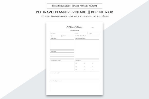 New Version Pet Travel Planner