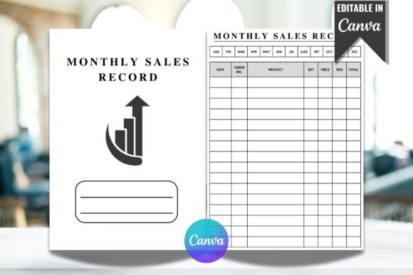 Printable Monthly Sales Tracking
