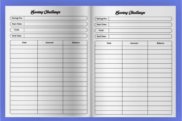 Save Smart with Saving Tracker Book Interior for KDP