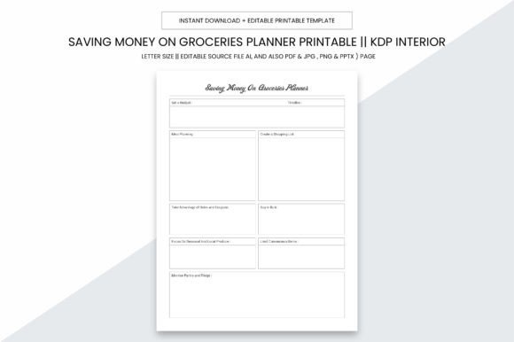 Saving Money on Groceries Kdp Interior