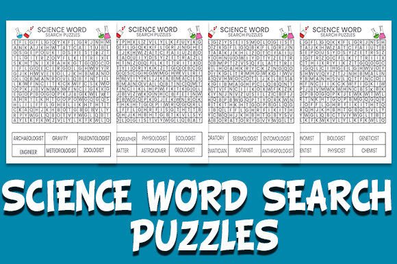 Science Word Search Puzzles for Learning and Engagement