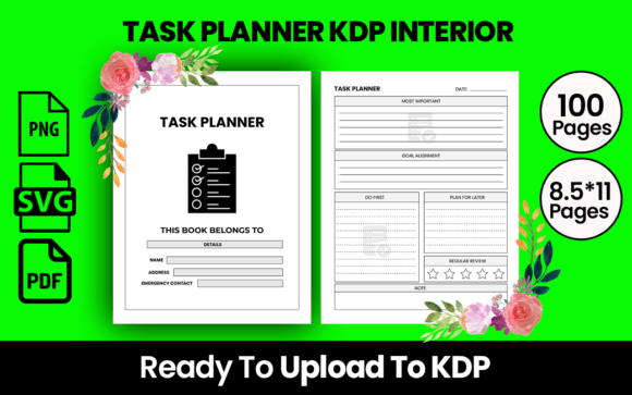 TASK PLANNER KDP INTERIOR